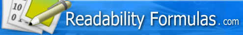Readability Formulas